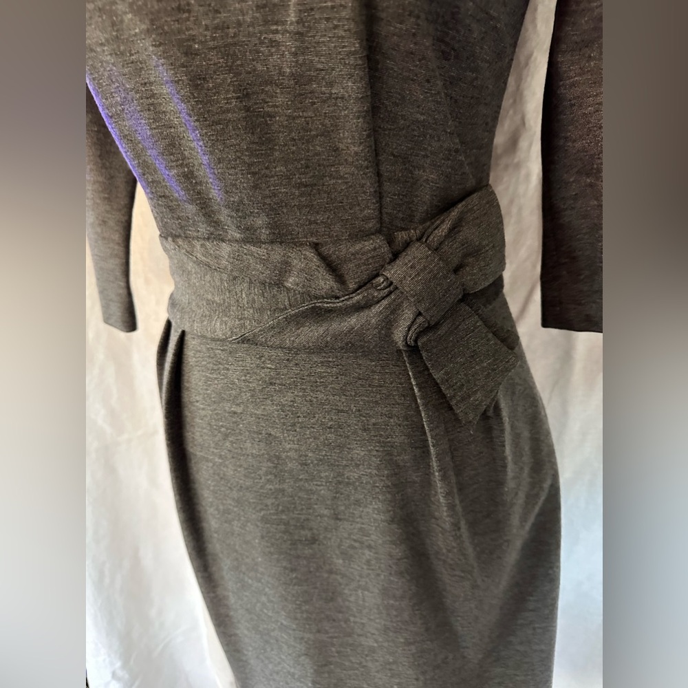KATE SPADE DRESS SALE!!!! Kate Spade ♠️ NY Magdalena Gray Ponte Dress Sz 2 - Picture 7 of 16
